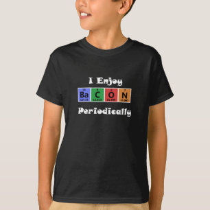 T-shirt Chimie de la Science de lard de Tableau périodiqu