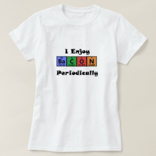 T-shirt Chimie de la Science de lard de Tableau périodique
