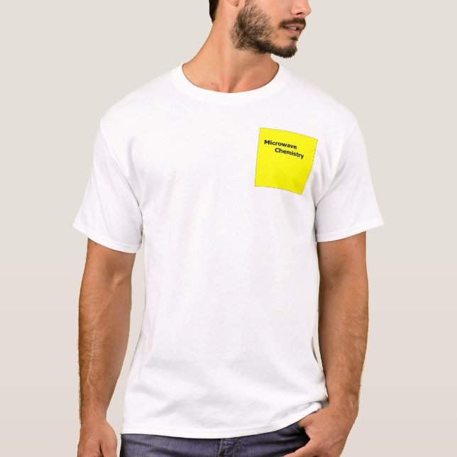 T-shirt chimie de micro-onde (Devant)