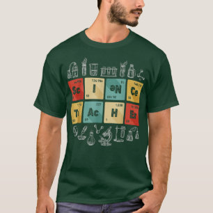 T-shirt Chimie Des Enseignants En Sciences Tableau Périodi