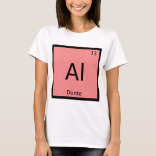T-shirt Chimie des pâtes Al Dente Symbole du tableau pério