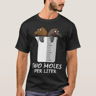 T-shirt Chimie deux moles par litre