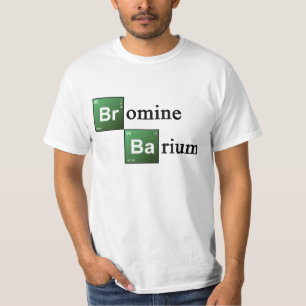 T-shirt Chimie Elemen de Tableau périodique de brome et de