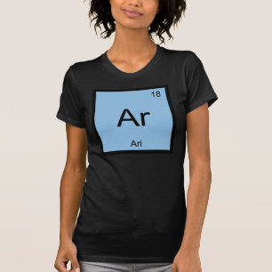 T-shirt Chimie Élément Nom Ari Tableau Périodique