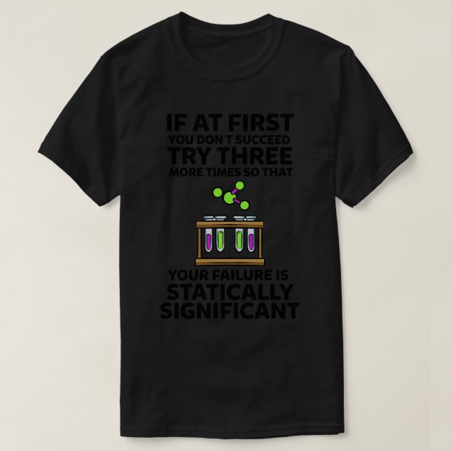 T-shirt Chimie Enseignant Funny Science (Design devant)