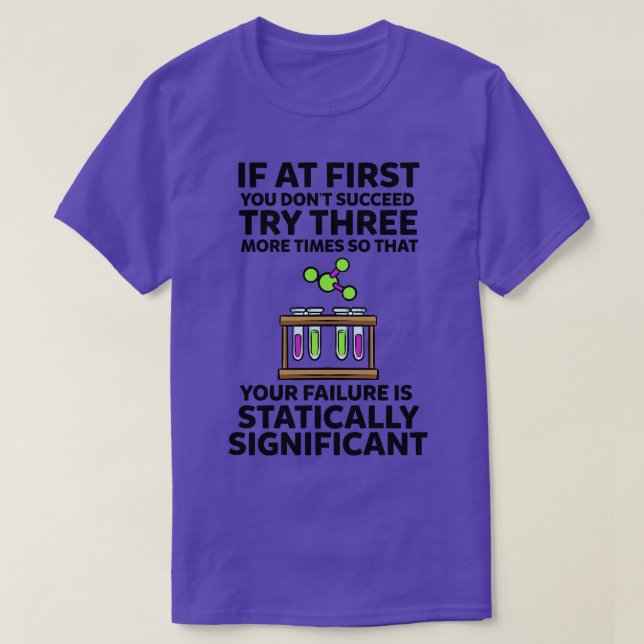 T-shirt Chimie Enseignant Funny Science (Design devant)