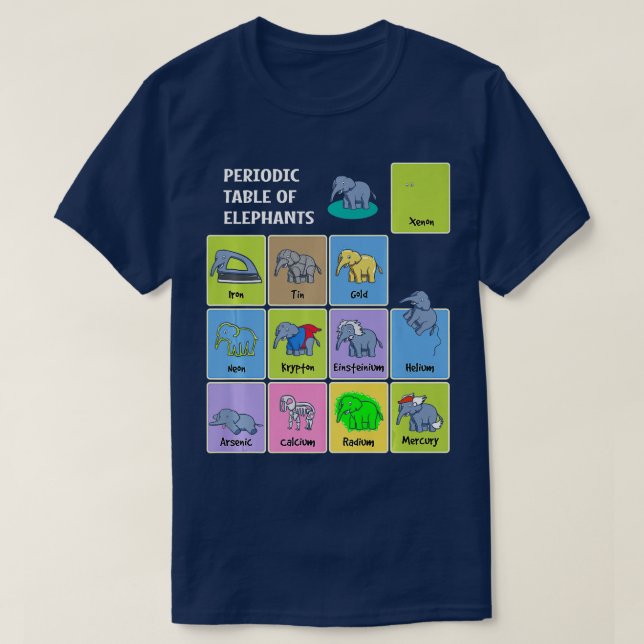 T-shirt Chimie Fier Chimiste Expérience Science Lover (Design devant)