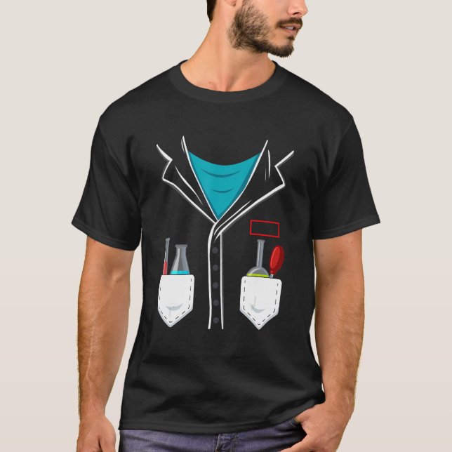T-shirt Chimie Halloween Costume Hommes Femmes (Devant)
