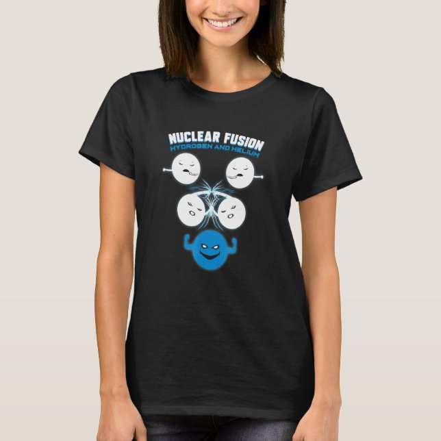 T-shirt Chimie Science Chimiste Fusion nucléaire (Devant)