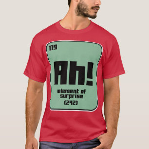 T-shirt Chimie scientifique amusante Motivation Élément Ne
