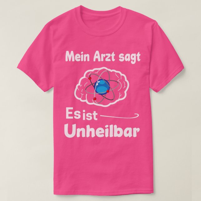 T-shirt Chimie Tableau périodique Molécule Atom 12 (Design devant)