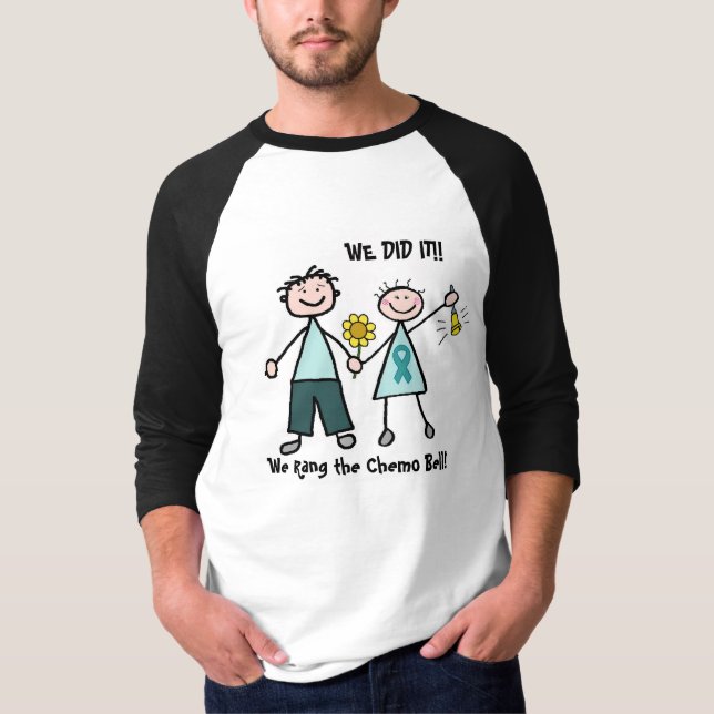 T-shirt Chimio Bell - cancer du col de l'utérus (Devant)