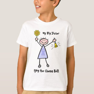T-shirt Chimio Bell - femme de cancer de l'estomac