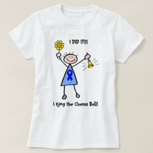 T-shirt Chimio Bell - femme de cancer du colon