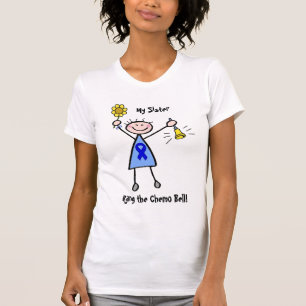 T-shirt Chimio Bell - femme de cancer du colon