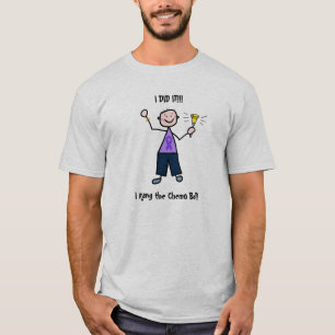 T-shirt Chimio Bell - homme violet de lymphome de ruban
