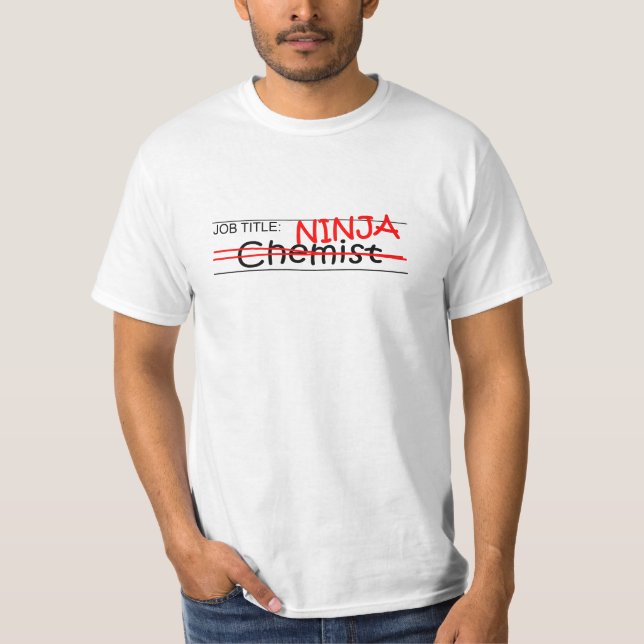 T-shirt Chimiste de Ninja de fonction (Devant)