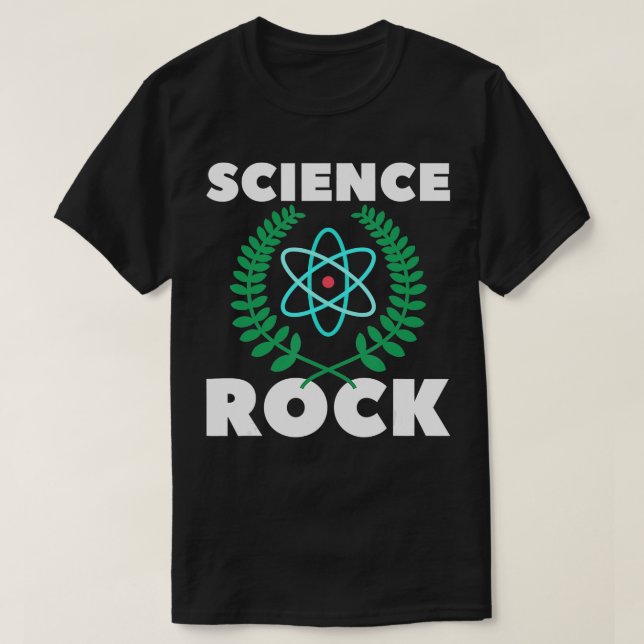 T-shirt Chimiste en chimie de science rock (Design devant)