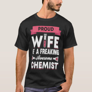 T-shirt Chimiste Épouse Laboratoire de chimie Laboratoire