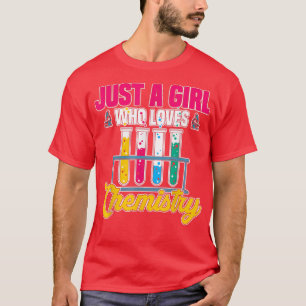 T-shirt Chimiste Femmes Science Scientifique Nerd Filles G