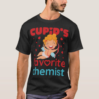 T-shirt Chimiste Job Cupids Chimiste Favori Cute Valentine