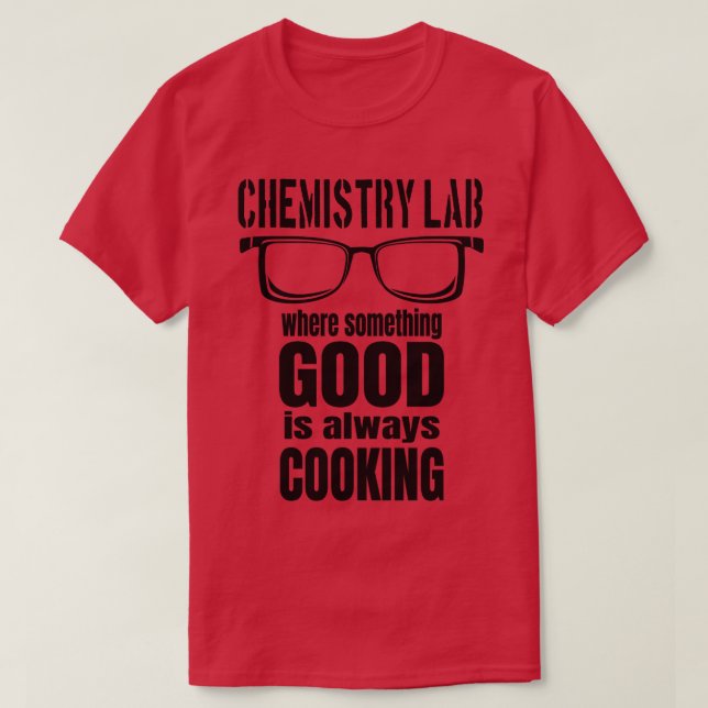 T-shirt Chimiste Laboratoire Funny Chimie (Design devant)