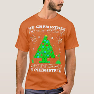 T-shirt Chimiste Oh vintage Ugly Xmas Science Chimie