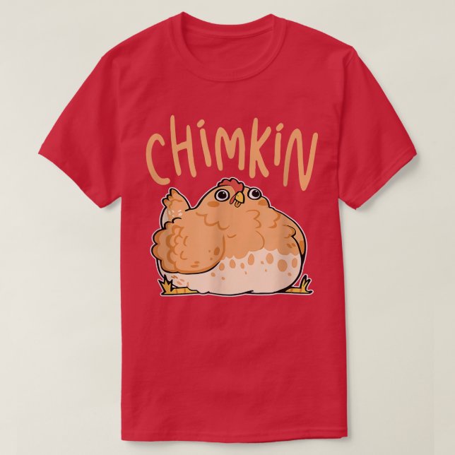 T-shirt Chimkin Funny Gras Poulet  (Design devant)
