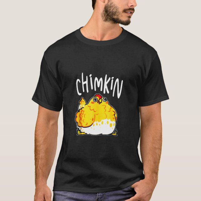 T-shirt Chimkin Funny Gras Poulet Gras Poulet Gras (Devant)