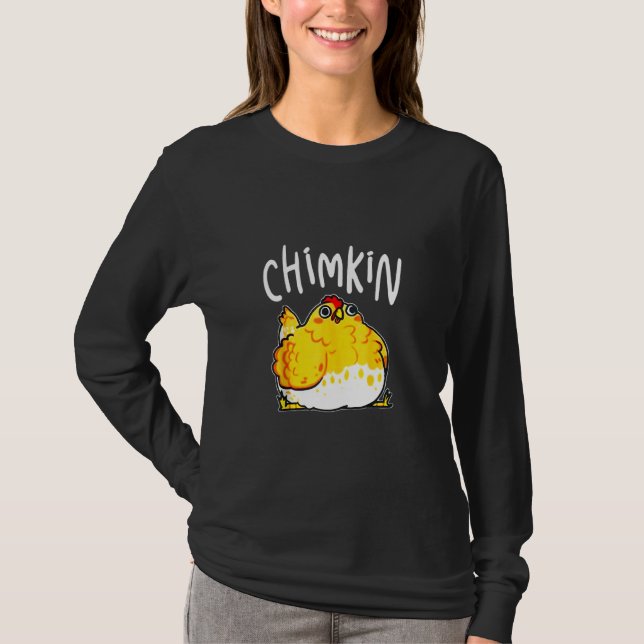 T-shirt Chimkin Funny Gras Poulet Gras Poulet Gras (Devant)