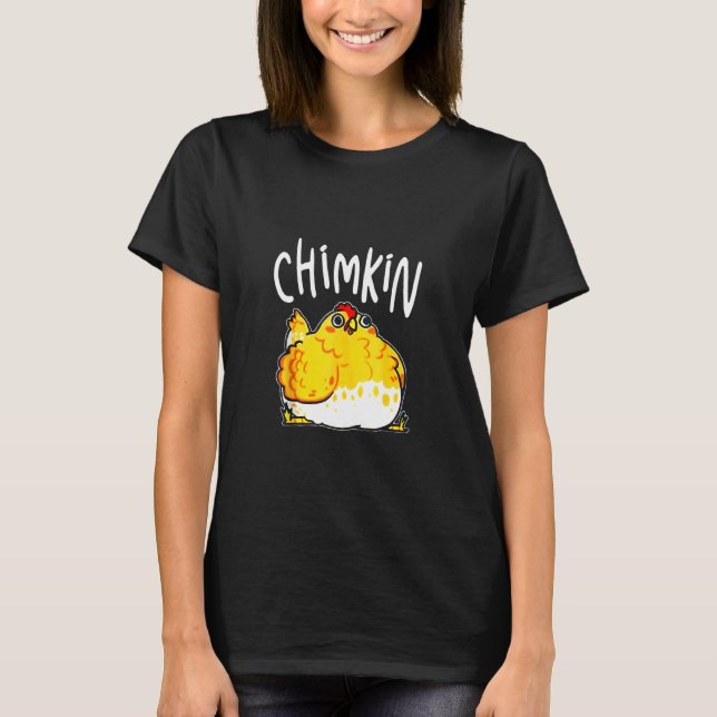 T-shirt Chimkin Funny Gras Poulet Gras Poulet Gras (Devant)