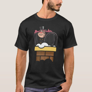 T-shirt Chimney Sweeper Job Profession Fireplace Chimney W