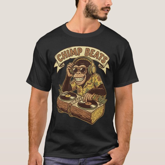 T-shirt Chimp Beats DJ Singe (Devant)