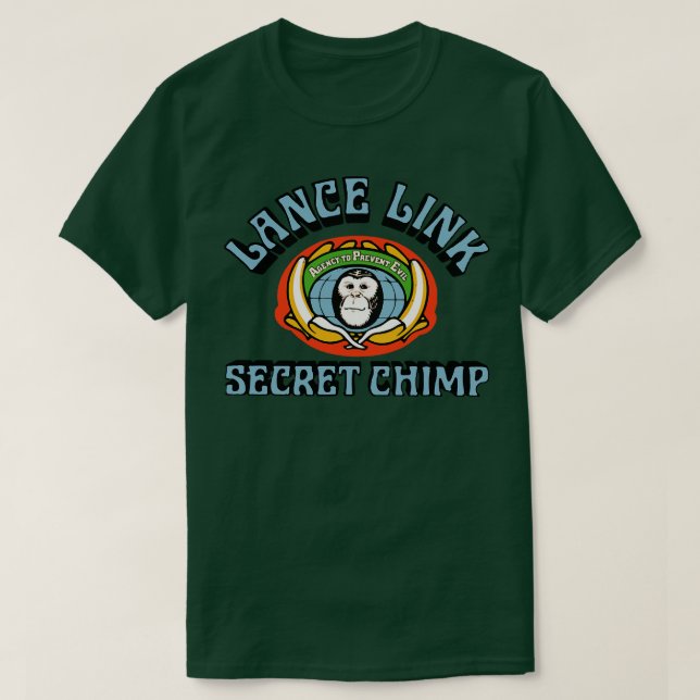 T-shirt Chimp Secret Lien De Lance (Design devant)