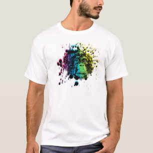 T-shirt Chimpanzé arc-en-ciel