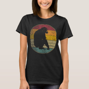 T-shirt Chimpanzé Chimp Vintage Funny style rétro les anné