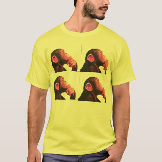 T-shirt chimpanzé, chimpanzé, chimpanzé, chimpanzé