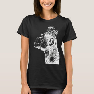 T-shirt Chimpanzé Coloré Femmes Aimant Mignon Rieur Chimpa