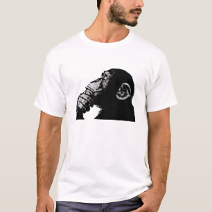 T-shirt Chimpanzé de pensée