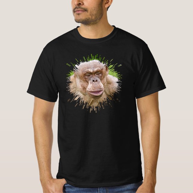T-shirt Chimpanzé sans cheveux (Devant)