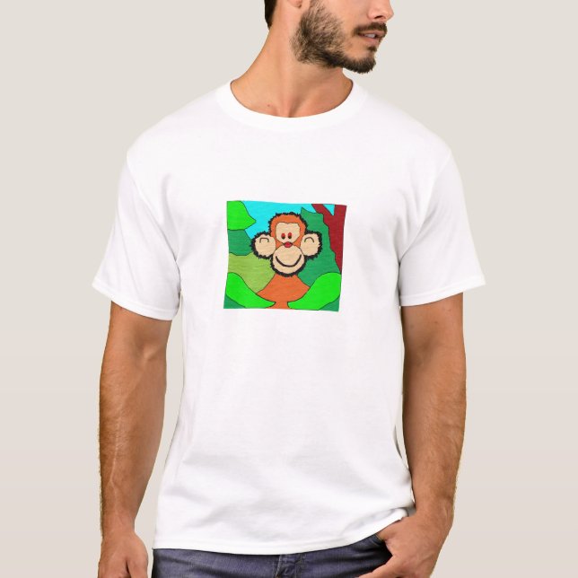 T-shirt Chimpanzé vilain (Devant)