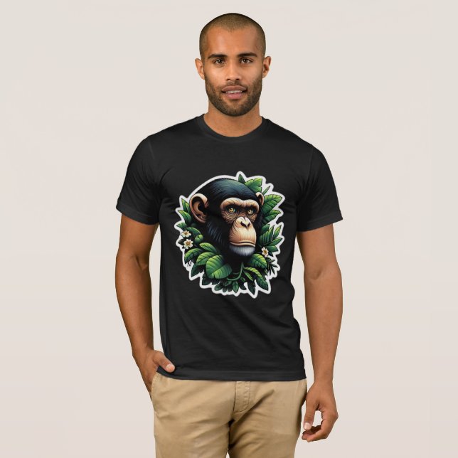 T-SHIRT CHIMPANZEE 13 (Devant entier)