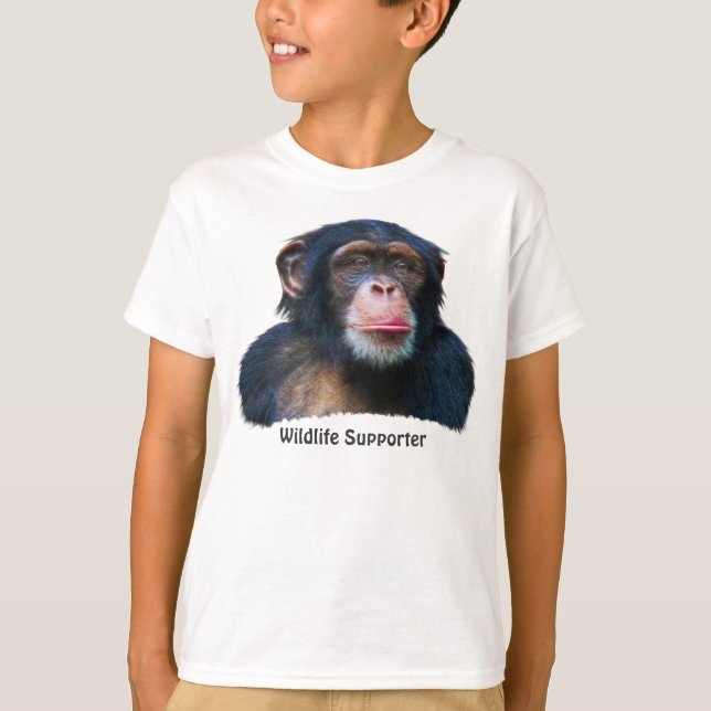 T-shirt CHIMPANZEE II Wildlife Supporter (Devant)