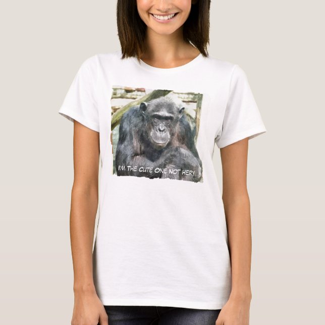 T-SHIRT CHIMPANZÉS (Devant)