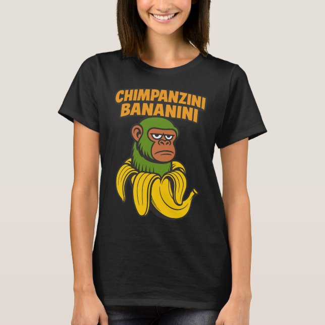 T-shirt Chimpanzini Bananini - Drôle singe et banane de ch (Devant)