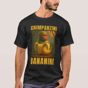T-shirt Chimpanzini Bananini Italien Brainrot Meme