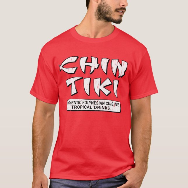 T-shirt Chin Tiki Detroit (Devant)