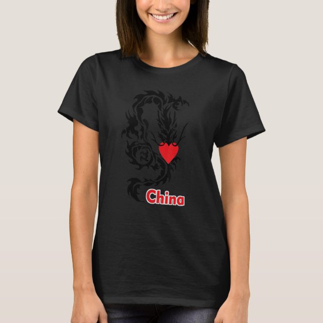 T-shirt China souvenir  for men women 2 (Devant)