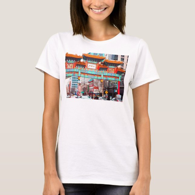 T-shirt Chinatown à Washington DC. USA (Devant)