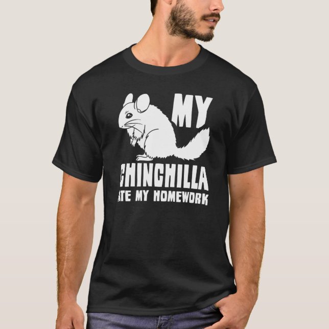 T-shirt Chinchilla Cute Pet (Devant)